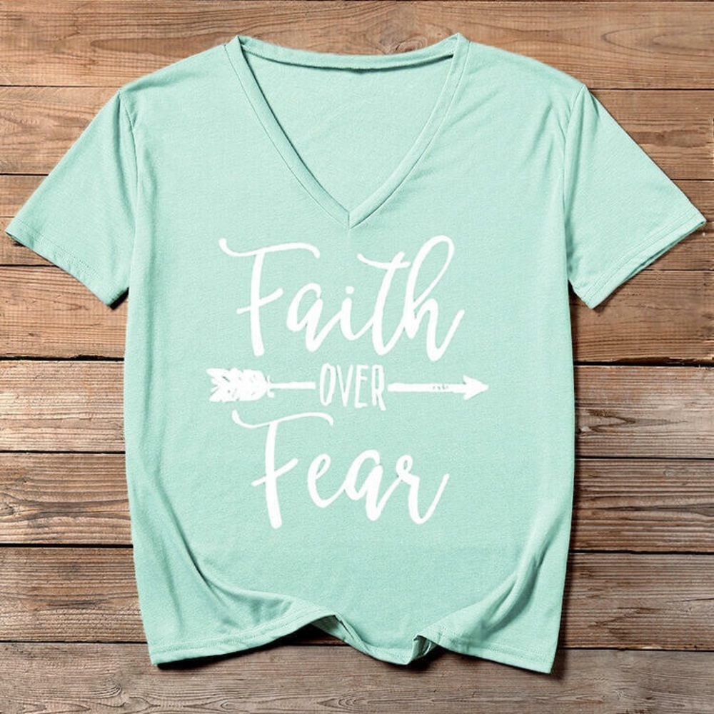 Faith Over Fear T-shirt - Picture 3 of 3